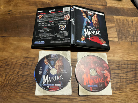 Maniac (4K Ultra HD, Blue Underground, 80’s Horror Classic)