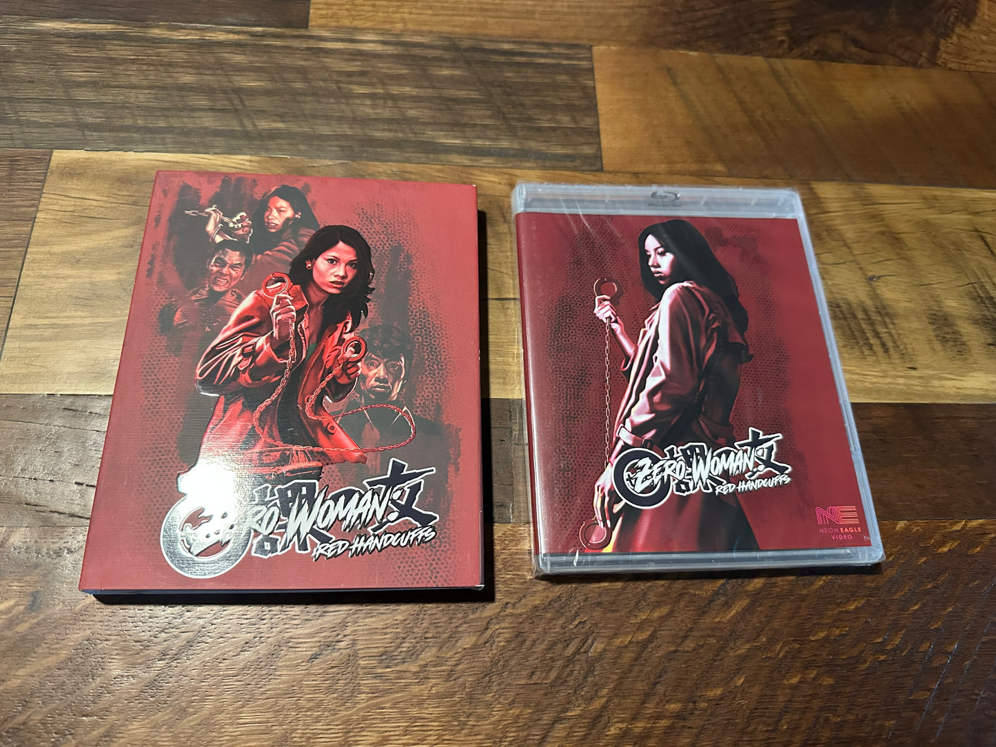 Zero Woman: Red Hancuffs (Blu ray, Neon Eagle Video, Slipcover, NEW)