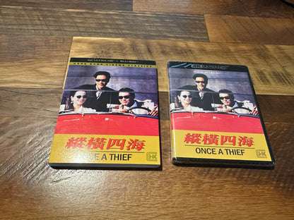 Once A Thief (4K Ultra HD, Shout Studios, Slipcover, 90’s Classic, NEW)