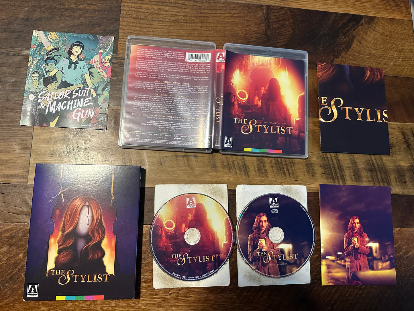 The Stylist (Blu ray/CD, Arrow Video, Slipcover, Booklet, 2 Disc)