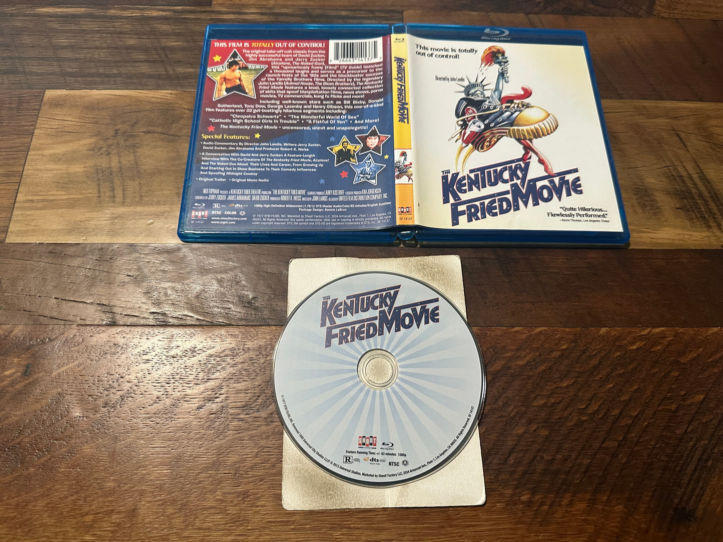 The Kentucky Fried Movie (Blu ray, Shout Factory, 70’s Classic, Widescreen)