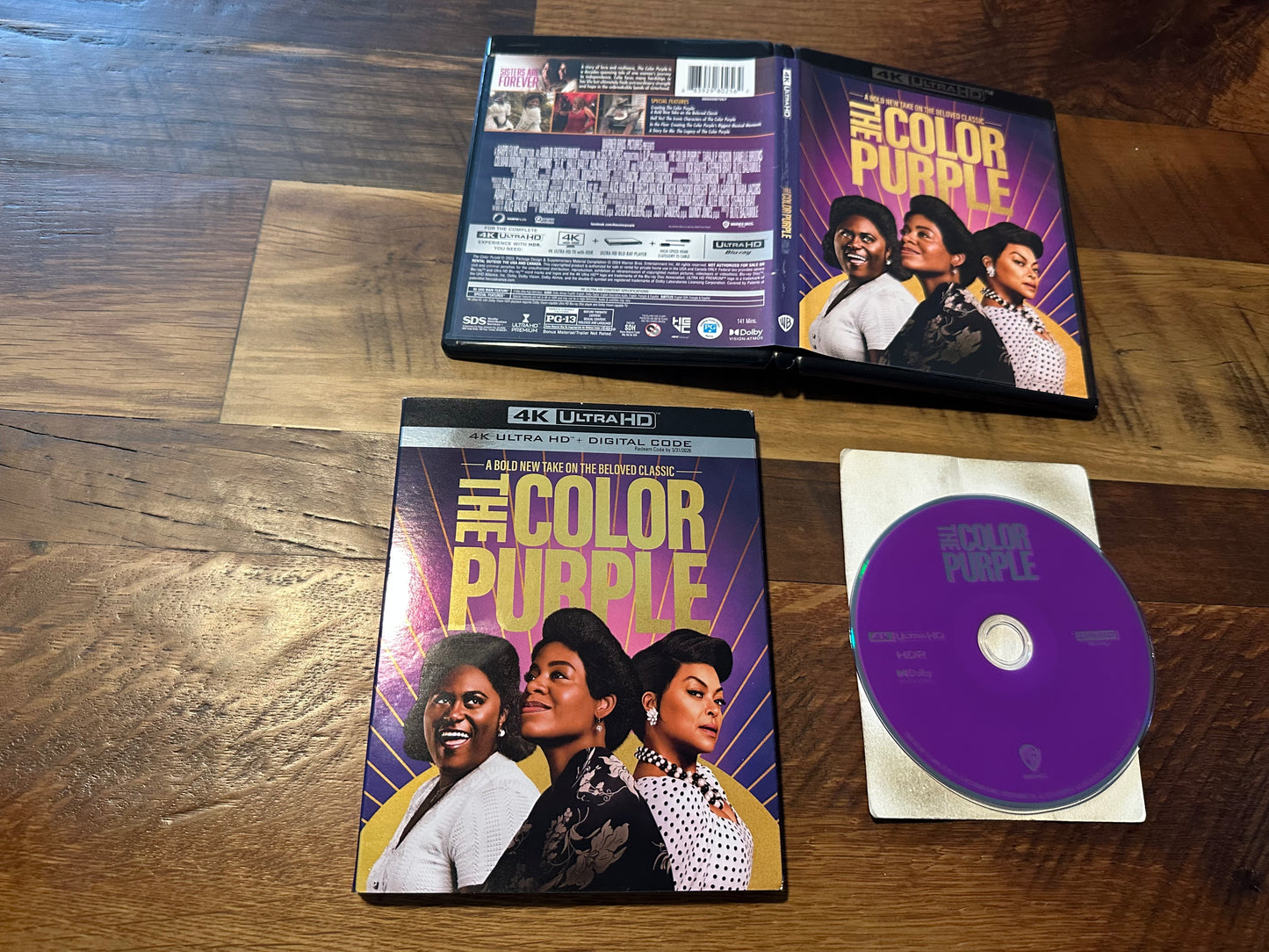 The Color Purple Remake 4K Ultra HD-Warner Bros-Slipcover-No Digital