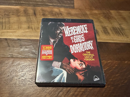 Werewolf In A Girls Dormitory (Blu ray/CD, Severin Films, 60’s Classic, NEW)