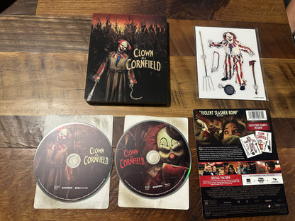 Clown In A Cornfield (4K Ultra HD/Blu ray, RLJE Films, Steelbook, No Digital)