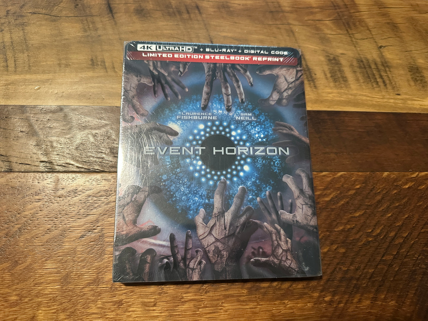 Event Horizon (4K Ultra HD/Blu ray, Steelbook, Slipcover, 2 Disc, NEW)