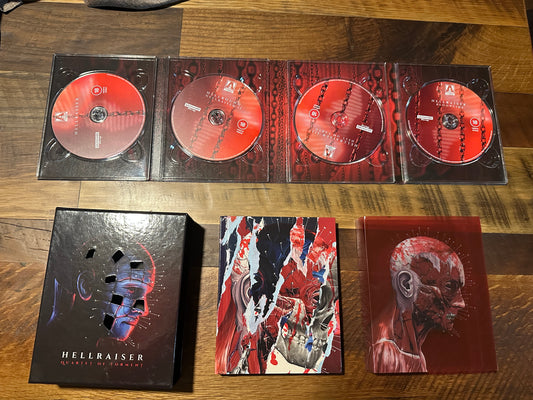 Hellraiser Quartet of Torment (4K Ultra HD, Arrow Video, Boxset, 4 Disc)