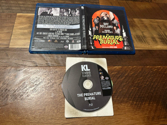 The Premature Burial Blu ray-Kino Lorber-Edgar Allan Poe’s Classic-OOP
