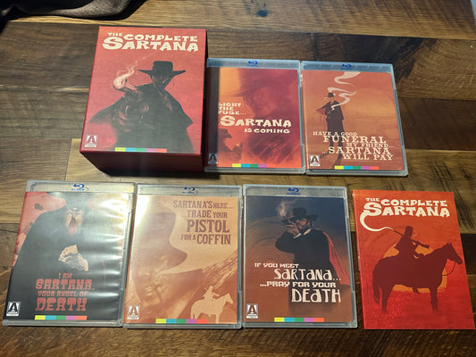 The Complete Sartana Blu ray-Arrow Video-Limited Ed-Booklet-US Release