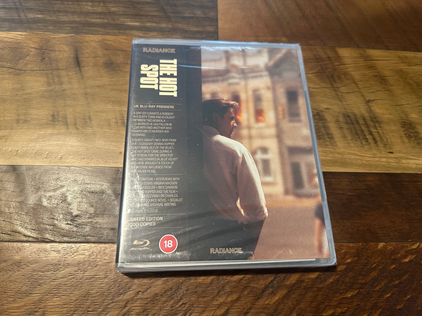 The Hot Spot (Blu Ray, Radiance, Limited Edition, Region B, NEW/Sealed)
