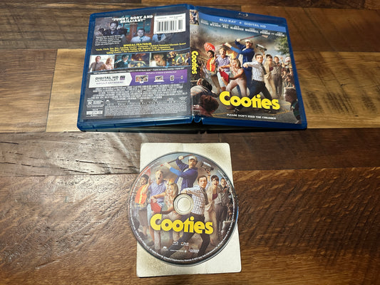 Cooties (Blu ray, Lionsgate, 2015 Elijah Woods Classic, Widescreen, No Digital)