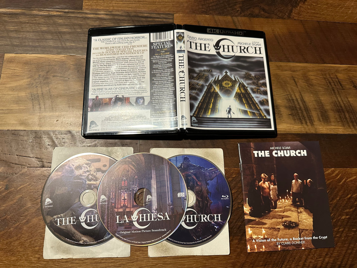 The Church 4K Ultra HD/Blu ray/CD-Severin Films-3 Disc-Dario Argento-