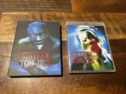 Sixteen Tongues (Blu ray, Vinegar Syndrome Partner Label, Slipcover, NEW)