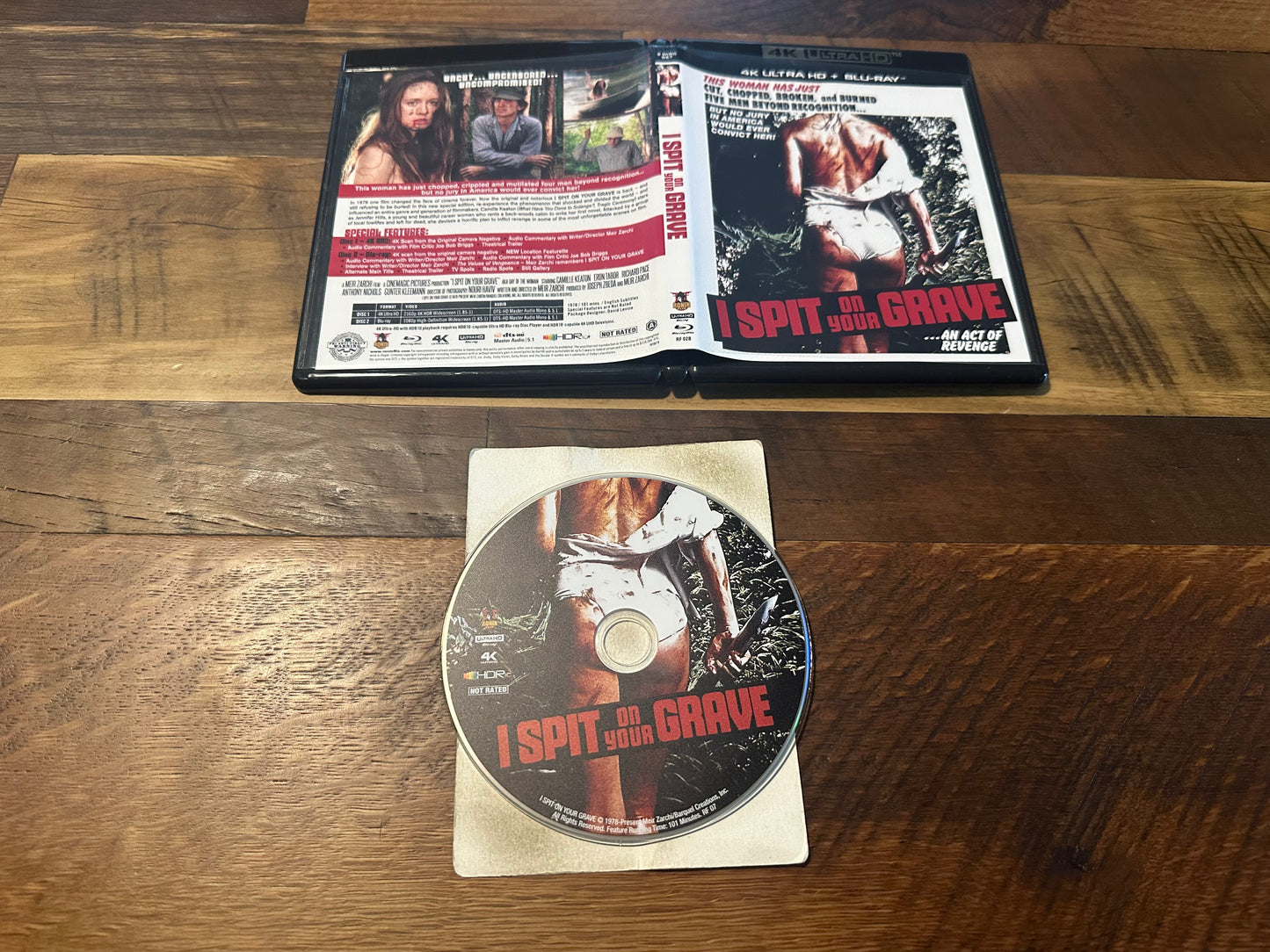 I Spit On Your Grave 4K Ultra HD ONLY-Ronin Flix-70’s Revenge Horror-Widescreen