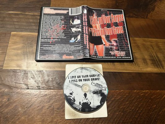 I Spit On Your Corpse I Piss On Your Grave (DVD, SRS Cinema, Rare)
