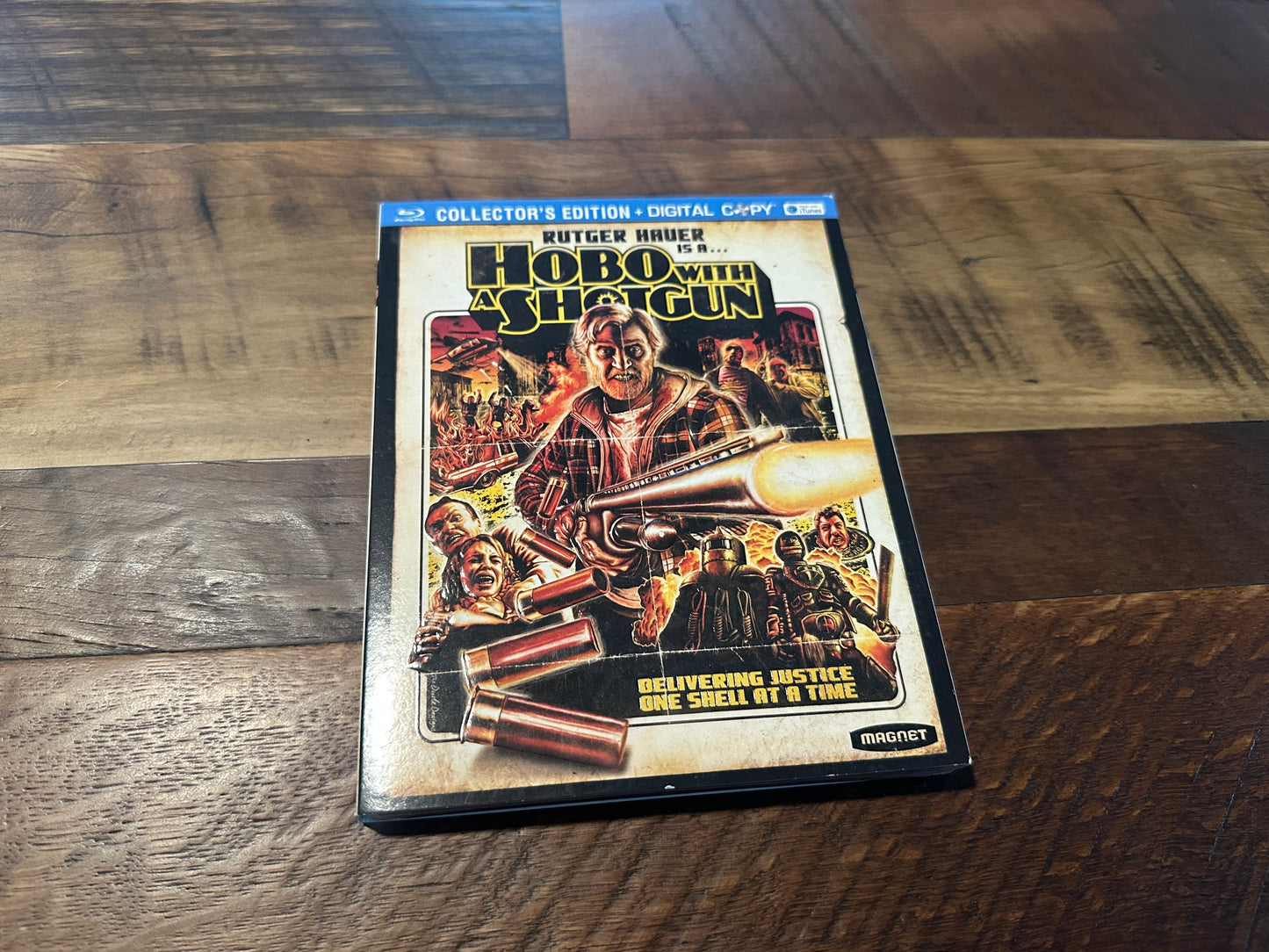 Hobo With A Shotgun (Blu ray, Magnolia Home Ent-Collector’s Ed, Slip, NEW)