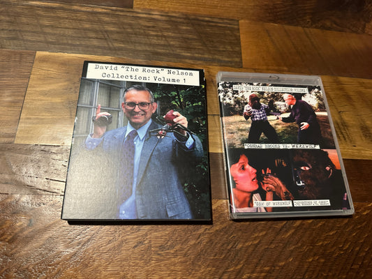 David The Rock Nelson Collection Volume 1 (Blu ray, Vinegar Syndrome, Slip, NEW)