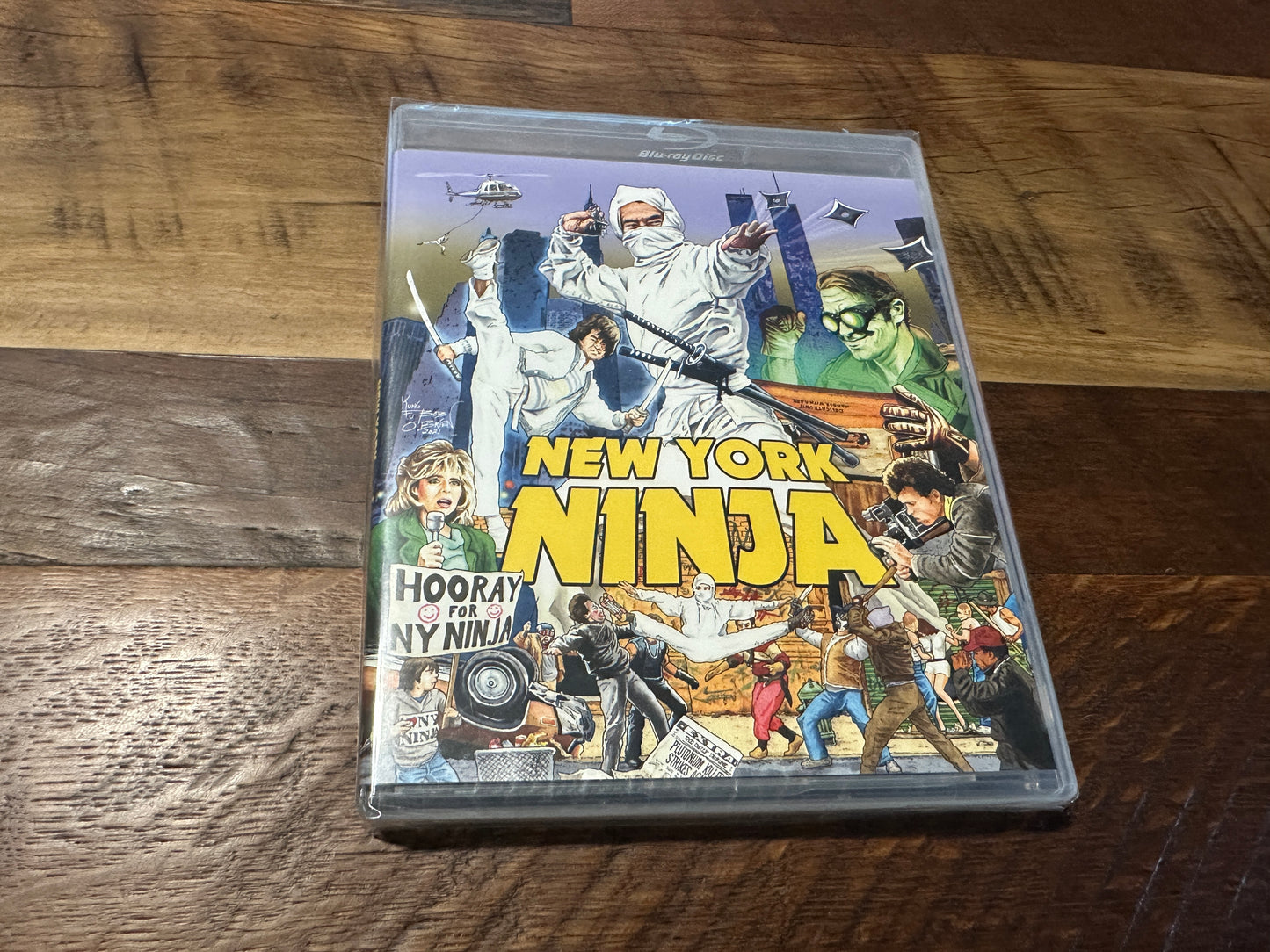 New York Ninja (Blu ray, Vinegar Syndrome, 2021 Classic, NEW/Sealed)
