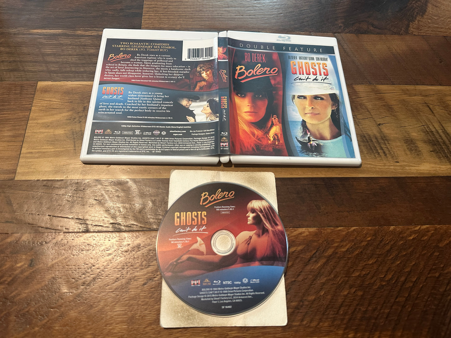 Bolero & Ghost Can’t Do It (Blu ray, Shout Factory, Bo Derek Double Feature)