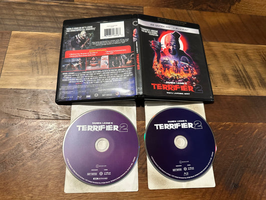 Terrifier 2 4K Ultra HD/Blu ray-Cinedigm-Damien Leone’s Horror-2 Disc