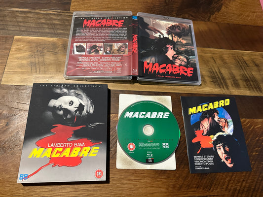 Macabre (Blu ray, 88 Films, Slipcover, Lamberto Bava, Region Free)