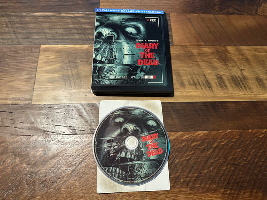 Diary Of The Dead Blu ray-Steelbook-Lionsgate-No Digital