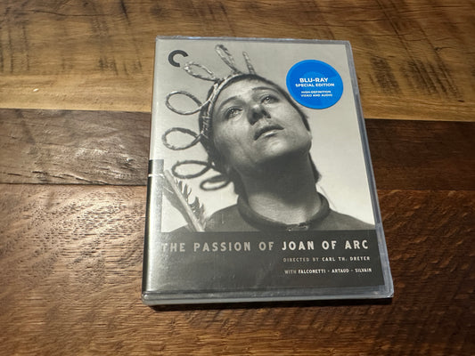 The Passion Of Joan Arc Blu ray-Criterion Collection-20’s Classic-NEW