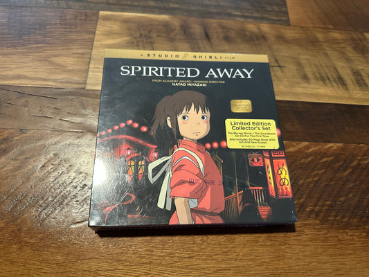 Spirited Away (Blu ray/CD, Shout Factory, Limited Ed, Collector’s Set, NEW/Sealed)