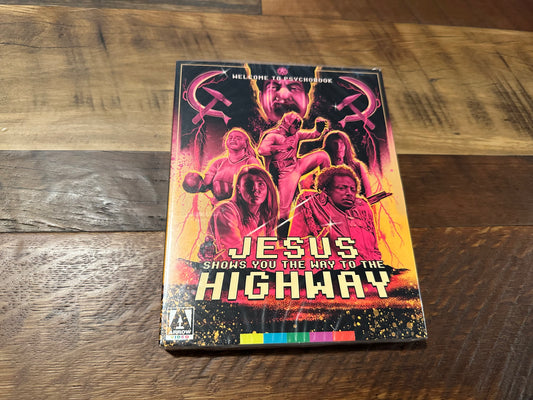 Jesus Shows You The Way To The Highway Blu ray-Arrow Video-Slipcover-NEW