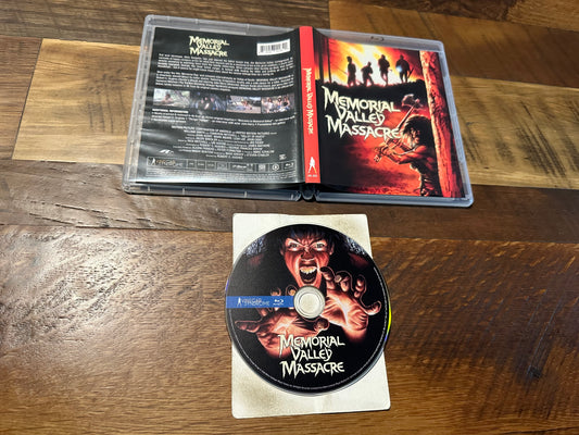 Memorial Valley Massacre Blu ray-Vinegar Syndrome-80’s Horror-Widescreen-