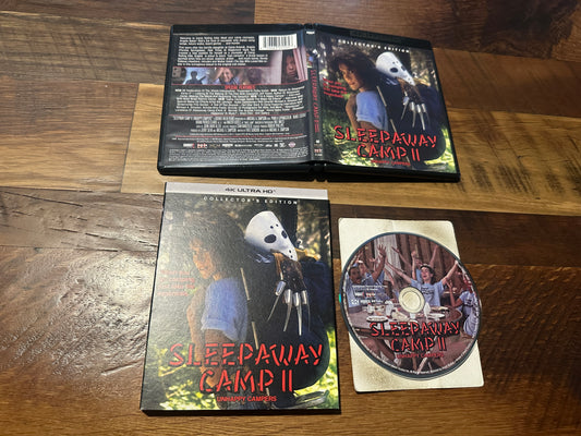 Sleepaway Camp II (4K Ultra HD, Scream Factory, Slipcover, Collector’s Ed)