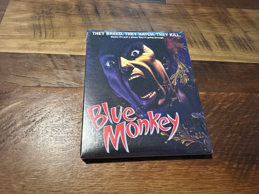 Blue Monkey (Blu ray, Code Red, Slipcover, Classic Horror, NEW/Sealed)