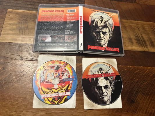 Psychic Killer (Blu ray/ DVD, Vinegar Syndrome, 70’s Horror, 2 Disc)