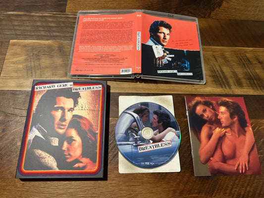 Breathless (Blu ray, Vinegar Syndrome Partner Label, Slipcover, Classic)