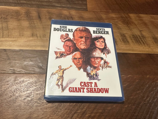 Cast A Giant Shadow Blu ray-Kino Lorber-Kirk Douglas Classic-NEW/Sealed