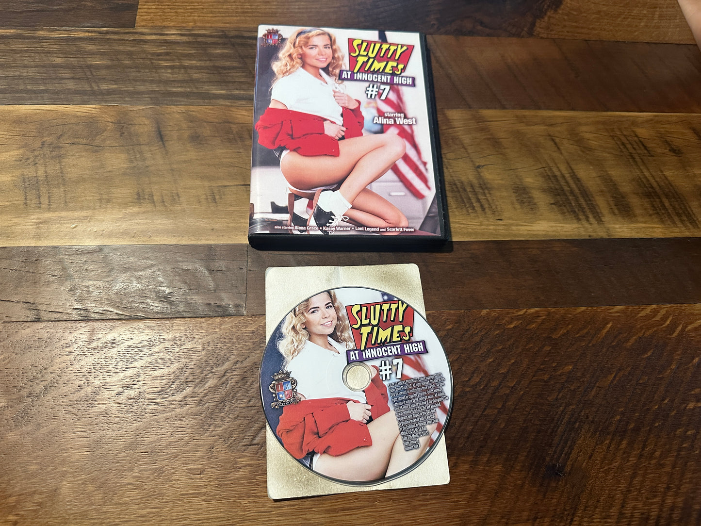 Slutty Times At Innocent High #7 DVD-Alina West Sleazy Classic-