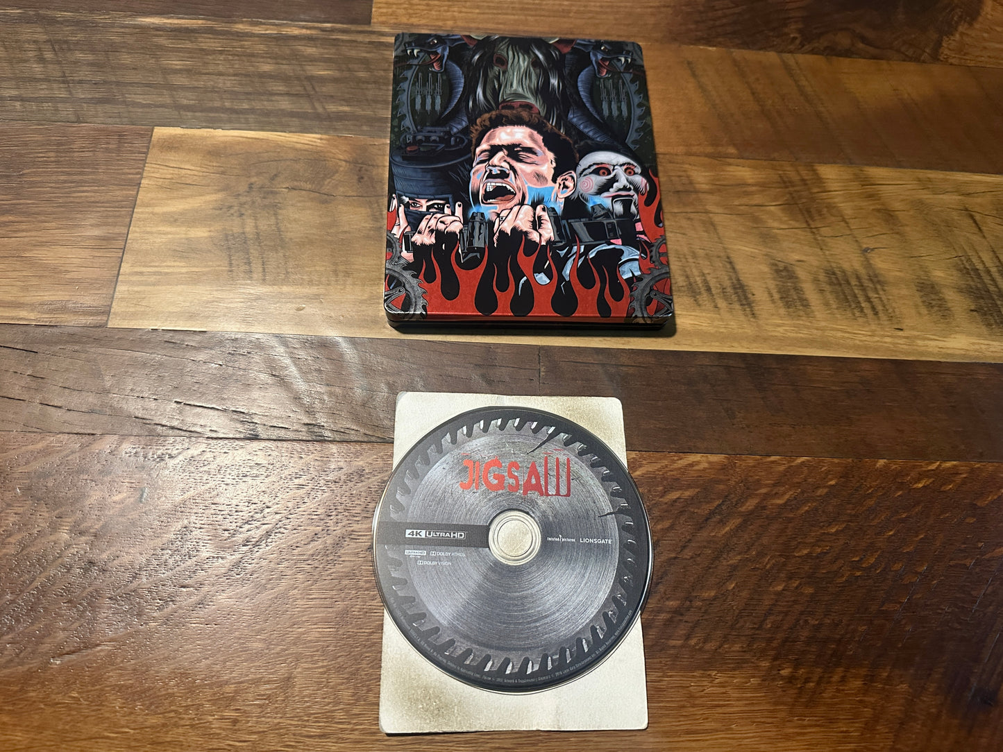 Jigsaw 4K Ultra HD-Lionsgate-Steelbook-Horror Classic-Widescreen-