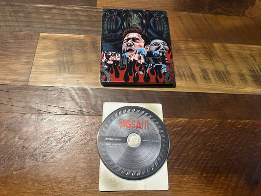 Jigsaw 4K Ultra HD-Lionsgate-Steelbook-Horror Classic-Widescreen-