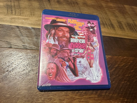 An American Hippie In Israel (Blu ray, Grindhouse Releasing, 70's Classic, NEW)