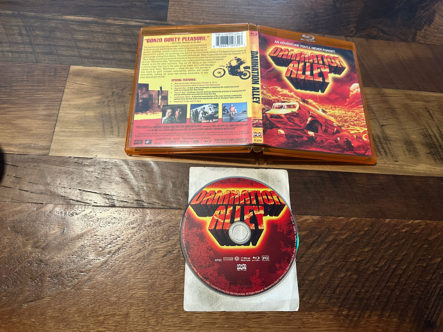 Damnation Alley (Blu ray, Shout Factory, 70’s Classic, Widescreen)