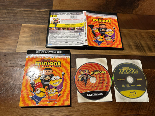 Minions The Rise Of Gru (4K Ultra HD/Blu ray, Slipcover, No Digital)