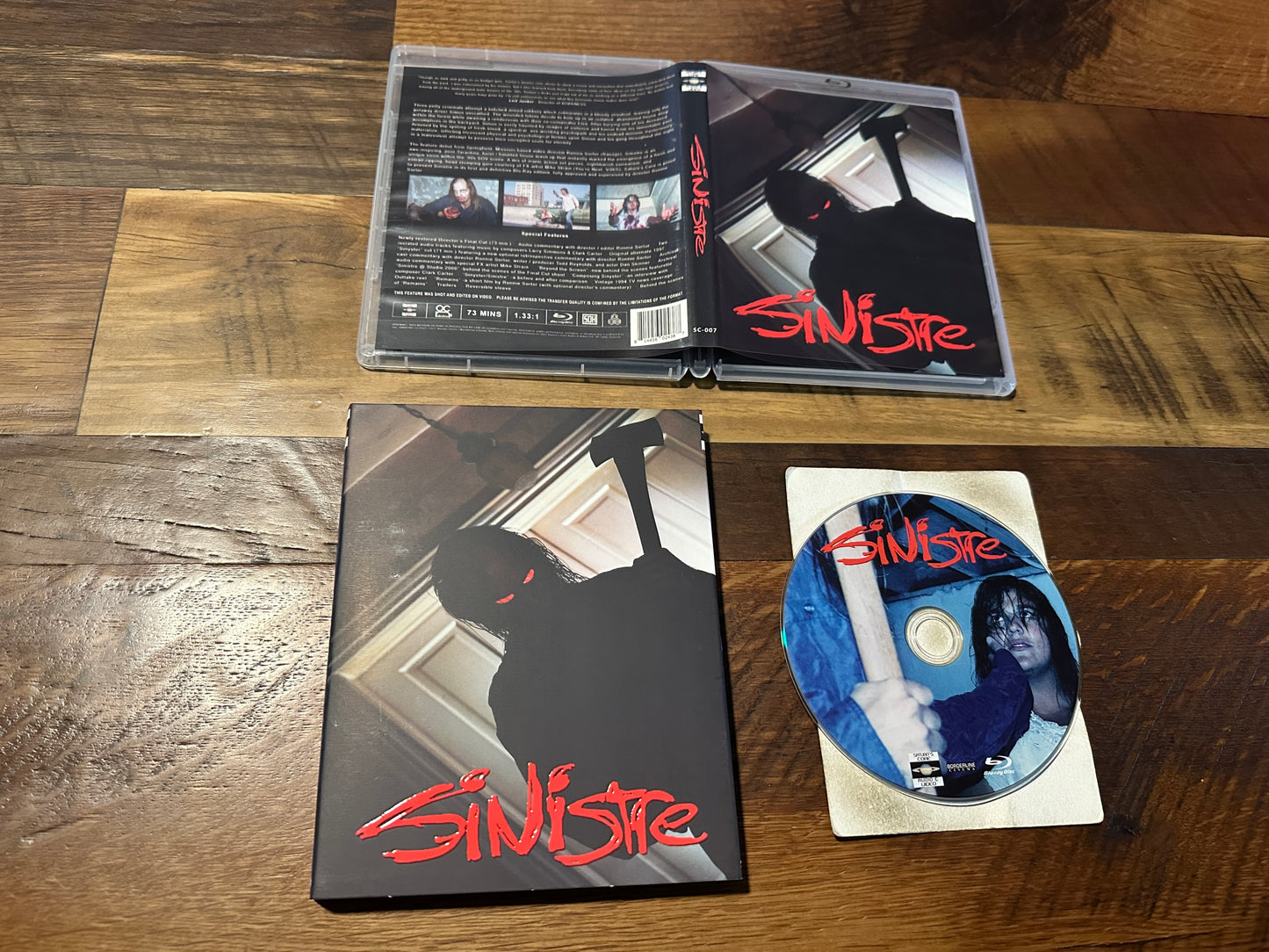 Sinistre (Blu ray, Vinegar Syndrome Partner Label, Slipcover)