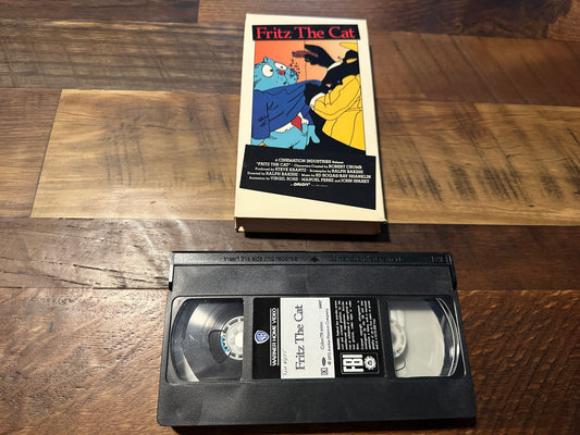Fritz The Cat VHS-Orion-Slipcase-70’s Cartoon Sleazy Classic