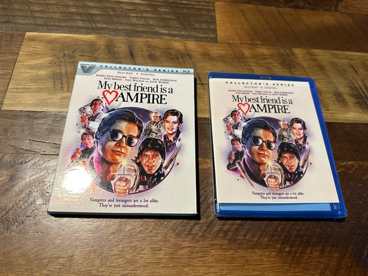 My Best Friend Is A Vampire (Blu ray, Vestron Video, Slipcover, NEW/Sealed)