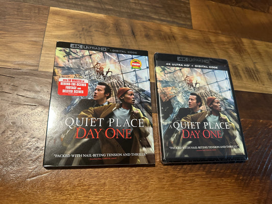 A Quiet Place Day One 4K Ultra HD-Paramount-Modern Horror-Slipcover-NEW