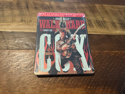 Walk Hard The Dewey Cox Story Blu ray-Steelbook-DAMAGED-NEW-