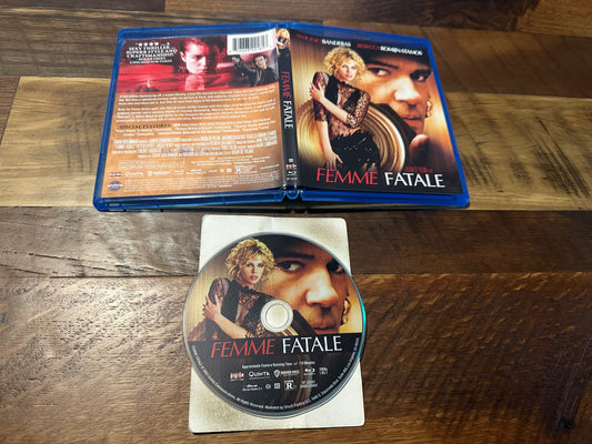 Femme Fatale Blu ray-Scream Factory-2002 Classic-Antonio Banderas-
