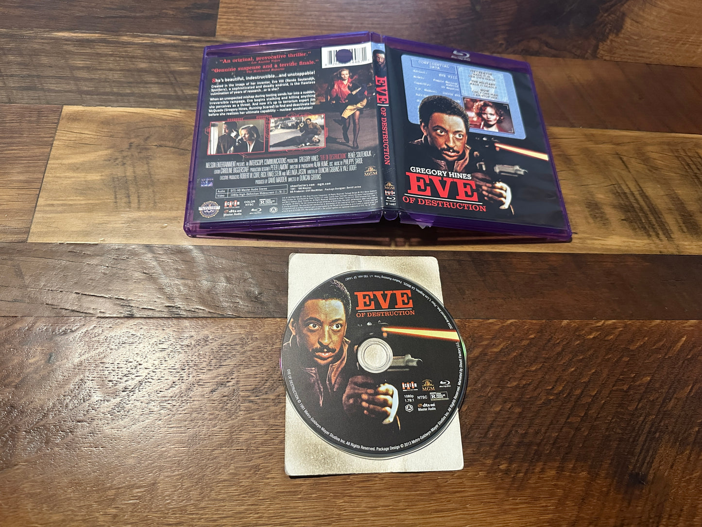 Eve Of Destruction (Blu ray, Scream Factory, 90’s Gregory Hines Classic)