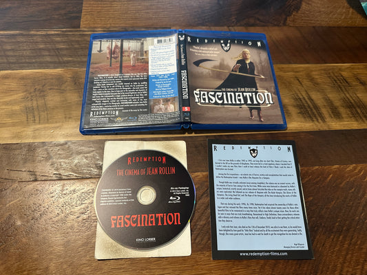 Fascination (Blu ray, Kino Lorber, Jean Rollin 70’s Horror Classic, Widescreen)