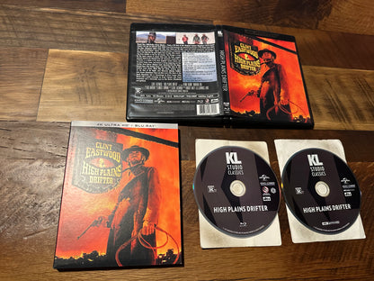 High Plains Drifter 4K Ultra HD/Blu ray-Kino Lorber-Slipcover-Clint Eastwood