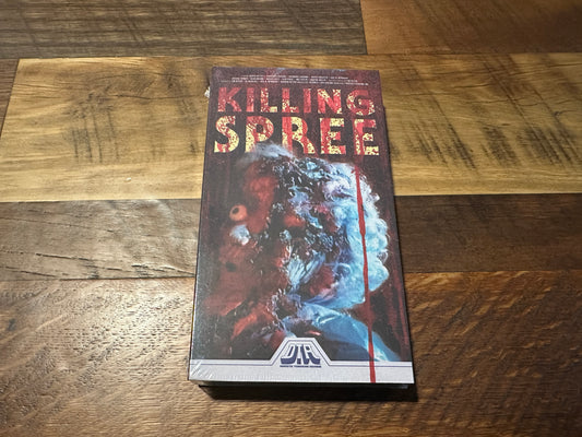 Killing Spree (VHS, Slipcase, Tim Ritter 90’s Classic Horror, 50 Made, NEW)